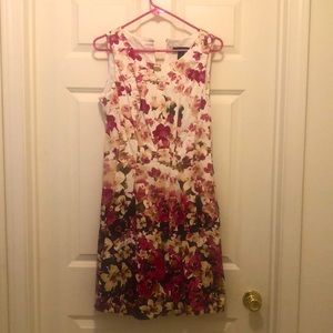 Floral knee length dress